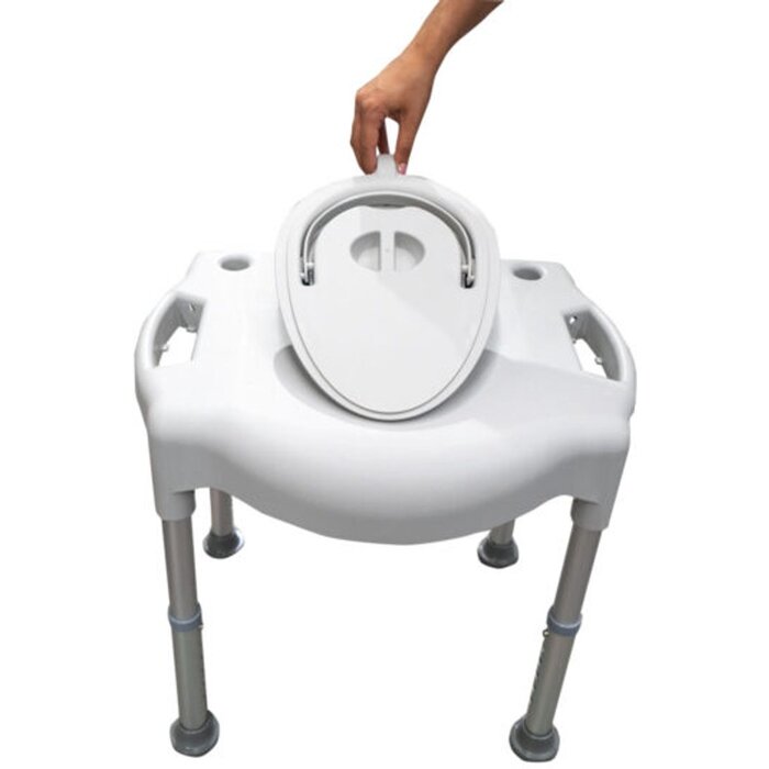 Plaza  Care Chair Douchestoel & Toiletstoel 2-in-1