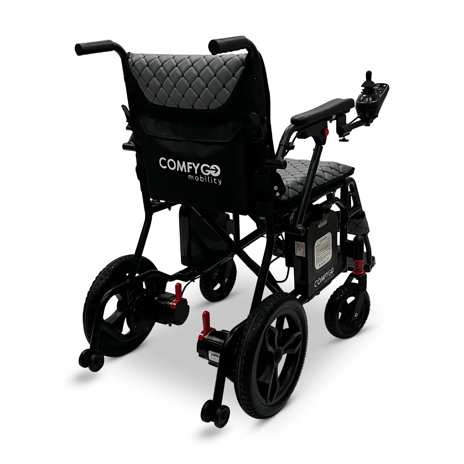 X-7 ComfyGO Lichtgewicht opvouwbare elektrische rolstoel voor reizen met afstandsbediening