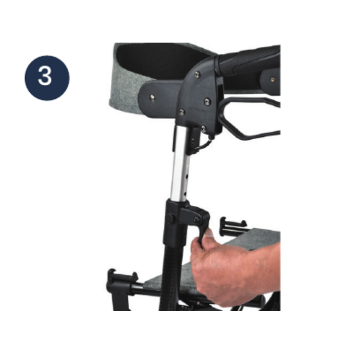Carbon Motion Rollator – ultralicht, compact en comfortabel