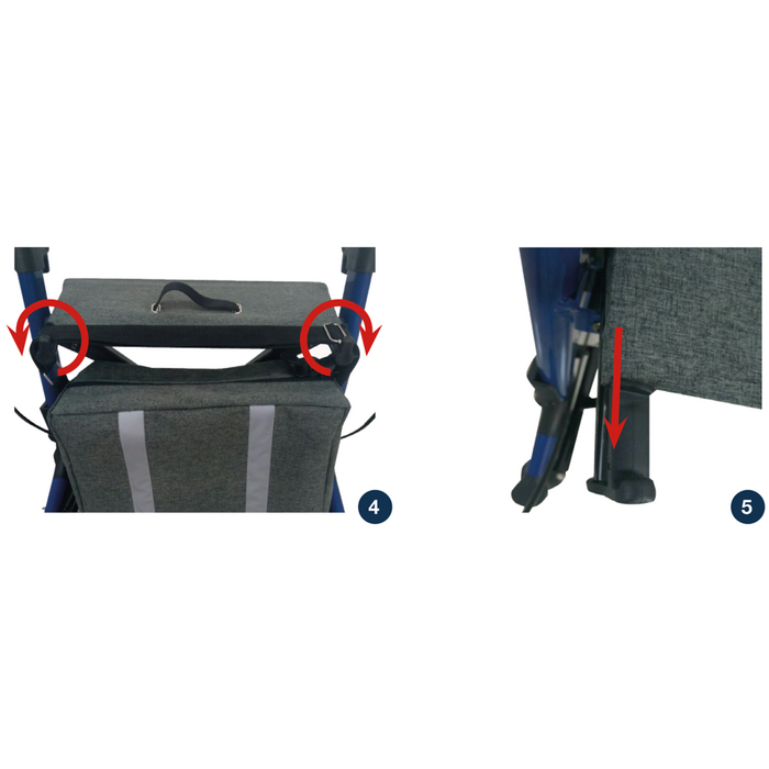 Carbon Motion Rollator – ultralicht, compact en comfortabel