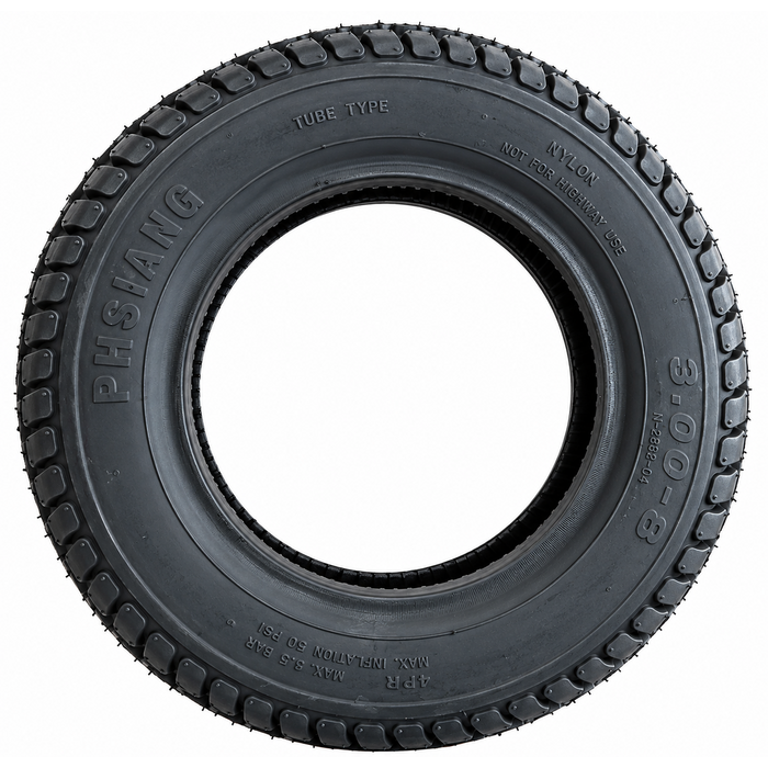 Buitenband Scootmobiel 3.00-8 Pihsiang – Zwart