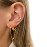 Double Earring Heart Chain Double Earring Heart Chain