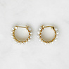 By Nouck Pearl Leaf Hoop Set By Nouck Pearl Leaf Hoop Set