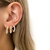 By Nouck Small Pearl Hoop Set By Nouck Small Pearl Hoop Set