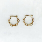 Oval Link Hoops Set