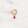 By Nouck Earring Red Cube By Nouck Earring Red Cube