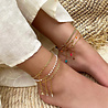 Anklet Oblong Shells White Reef Anklet Oblong Shells White Reef