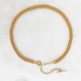 Anklet Small Curb White