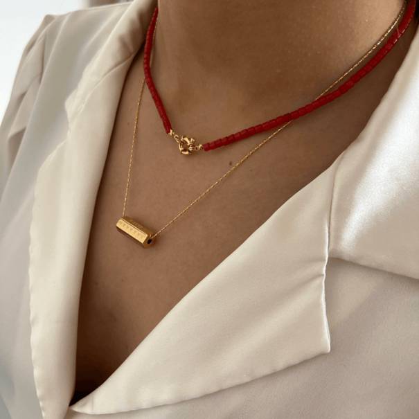 By Nouck Necklace Fortune Tube