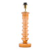 Lamp Glass Coral + Natural - Linen Shade Lamp Glass Coral + Natural - Linen Shade