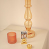 Frosted Tealight Holder Ribbed Glass - Terra Frosted Tealight Holder Ribbed Glass - Terra