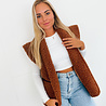 Fall Teddy Gilet | Brown Fall Teddy Gilet | Brown