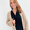 Merle Long Vest | Taupe Merle Long Vest | Taupe