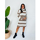 Loua Sweaterdress | Beige Stripe Loua Sweaterdress | Beige Stripe
