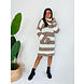 Loua Sweaterdress | Beige Stripe Loua Sweaterdress | Beige Stripe