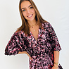 Glitter Pailett Playsuit | Pink Glitter Pailett Playsuit | Pink
