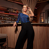 Indy One Shoulder Top | Blue Indy One Shoulder Top | Blue