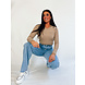 Merel Button Longsleeve | Beige Merel Button Longsleeve | Beige