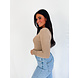 Merel Button Longsleeve | Beige Merel Button Longsleeve | Beige