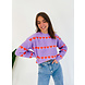Heart Sweater | Purple Heart Sweater | Purple