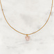 Necklace Rosequartz Stone Necklace Rosequartz Stone