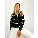 Heart Zipper Sweater | Black Heart Zipper Sweater | Black