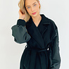 Trench Bomber Coat | Black Trench Bomber Coat | Black