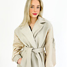 Trench Bomber Coat | Beige Trench Bomber Coat | Beige