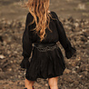 Nikita Ruffle Dress | Black Nikita Ruffle Dress | Black