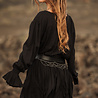 Nikita Ruffle Dress | Black Nikita Ruffle Dress | Black