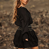 Nikita Ruffle Dress | Black Nikita Ruffle Dress | Black