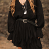 Nikita Ruffle Dress | Black Nikita Ruffle Dress | Black