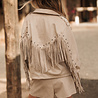 Rue Fringe Jacket Light Beige Rue Fringe Jacket Light Beige