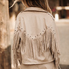 Rue Fringe Jacket Light Beige Rue Fringe Jacket Light Beige