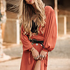Ikat Blouse Terracotta Ikat Blouse Terracotta