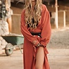 Ikat Wrap Skirt Terracotta Ikat Wrap Skirt Terracotta