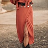 Ikat Wrap Skirt Terracotta Ikat Wrap Skirt Terracotta