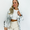 Metallic Jacket | Silver Metallic Jacket | Silver