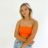 Bandeau Top | Orange Bandeau Top | Orange