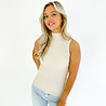 Evy Col Top Long | Beige Evy Col Top Long | Beige