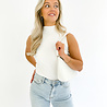 Evy Col Top Long | White Evy Col Top Long | White