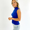 Evy Col Top Long | Blue Evy Col Top Long | Blue