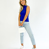 Evy Col Top Long | Blue Evy Col Top Long | Blue