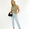 Evy Col Top Long | Taupe Evy Col Top Long | Taupe
