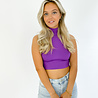 Evy Col Top Short | Violet Evy Col Top Short | Violet