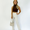 Evy Col Top Short | Brown Evy Col Top Short | Brown
