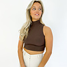 Evy Col Top Short | Brown Evy Col Top Short | Brown