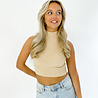 Evy Col Top Short | Beige Evy Col Top Short | Beige