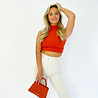 Evy Col Top Short | Rust Evy Col Top Short | Rust