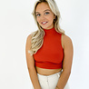 Evy Col Top Short | Rust Evy Col Top Short | Rust